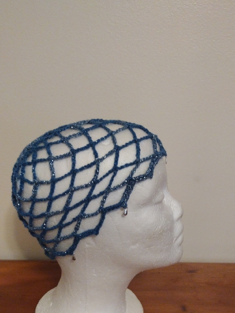 Handmade Crochet Decorative Mesh Hat